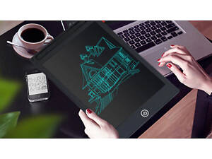 Графический планшет доска Primo TCR072 12' для рисования и заметок - Black