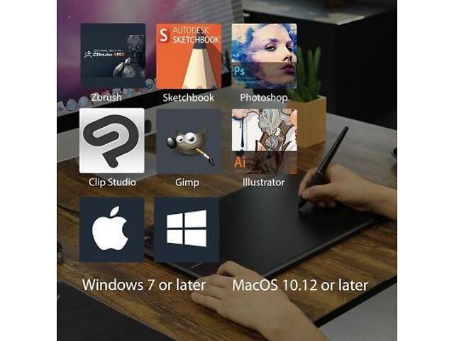 Графічний планшет Huion Giano WH1409 V2 (WH1409V2) - Фото 10