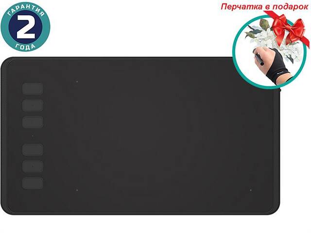 Графический планшет Huion H640P + перчатка - Фото 2