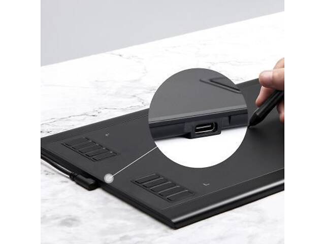 Графічний планшет Parblo A610 Plus V2 Black (A610PLUSV2) - Фото 4