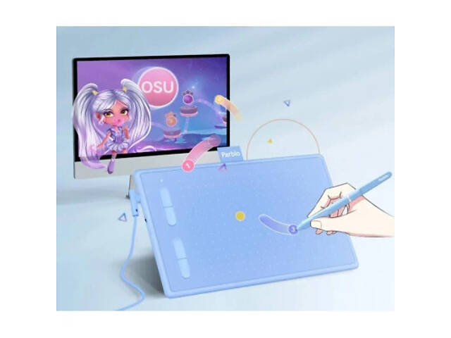 Графічний планшет Parblo Ninos N7B Blue (NINOSN7BB) - Фото 2