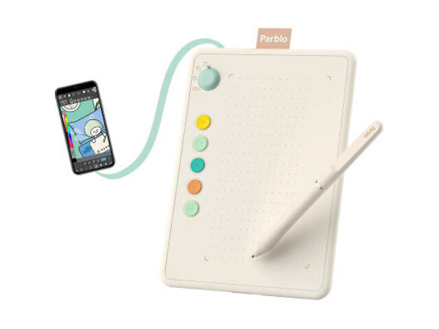 Графічний планшет Parblo Ninos Q Mobile (NINOSQ) - Фото 1