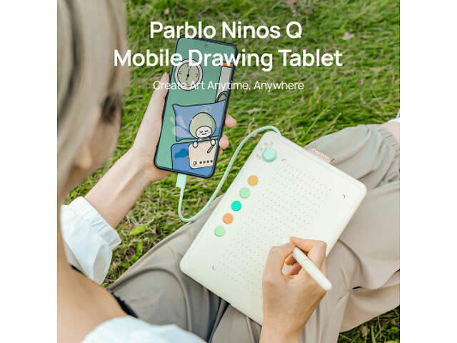 Графічний планшет Parblo Ninos Q Mobile (NINOSQ) - Фото 2
