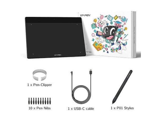 Графічний планшет XP-Pen Deco Fun Black (Deco Fun XS_BK) - Фото 9