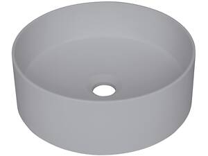 Гранітний умивальник Deante SILIA , для стільниці, сірий металік (CQS_SU4S)