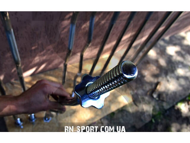 Гриф для штанги Z-подібний, хромований 1.2 м, 25 мм - Фото 5