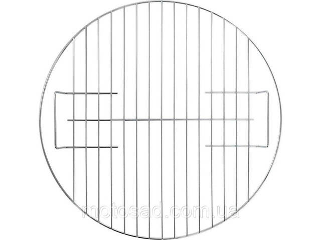 Гриль круглий вугільний LUND, решітка Ø= 41см, на 4 ніжках/ 2 колеса з кришкою; 47х44х73 см - Фото 7