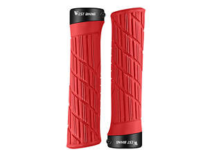 Грипсы велосипедные West Biking YP0804063 Red 13342-85805