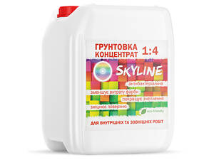 Грунтовка акриловая глубокопроникающая концентрат 1:4 SkyLine 10л Белый
