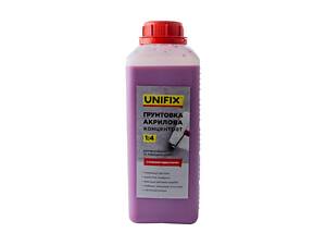Грунтовка акриловая Unifix - 1 кг x 1:4 концентрат с индикатором