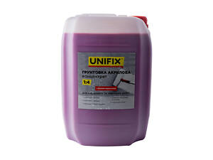 Грунтовка акрилова Unifix 10 кг x 1: 4 концентрат з індикатором (951120)