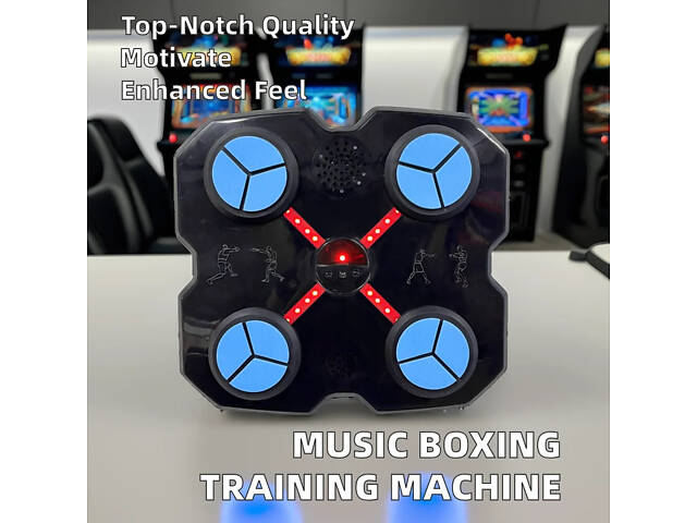 Груша боксерський тренажер на стіну для дітей, Intelligent Boxing Machine STC-15 Bluetooth - Фото 6
