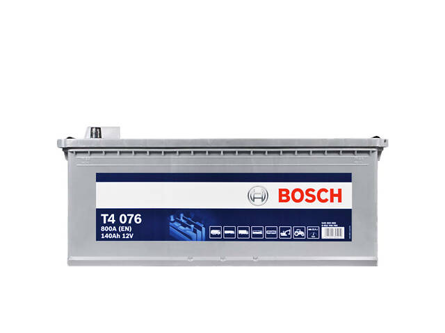 Грузовой аккумулятор BOSCH (T40 760) (D4) 140Ah 800A L+