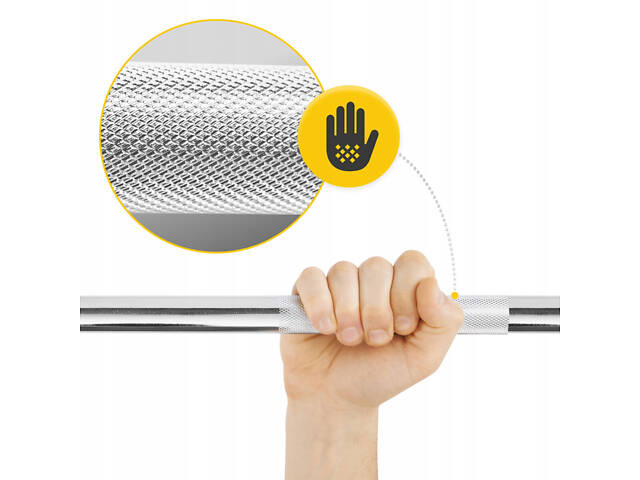 Гриф для штанги прямий 4FIZJO 180 см 25 мм (P-5905973401135) - Фото 8