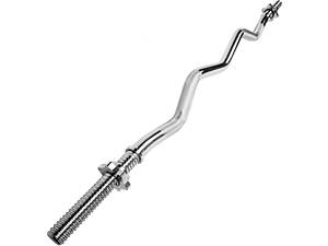 Гриф для штанги Toorx W-образный 120 см 25 мм с винтовыми замками (BCV-120)