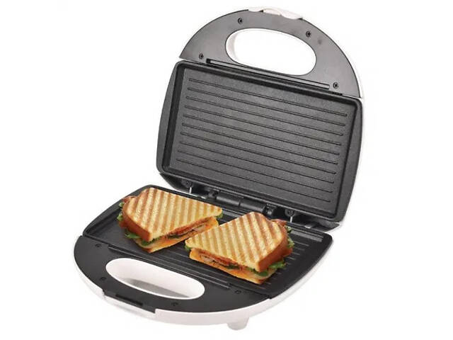 Гриль бутербродниця сендвічниця DOMOTEC MS-7709, бутербродниця побутова, домашній гриль для шаурми - Фото 3
