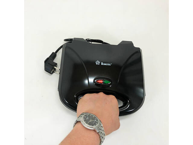 Гриль бутербродниця сендвічниця DOMOTEC MS-7709, бутербродниця побутова, домашній гриль для шаурми - Фото 6