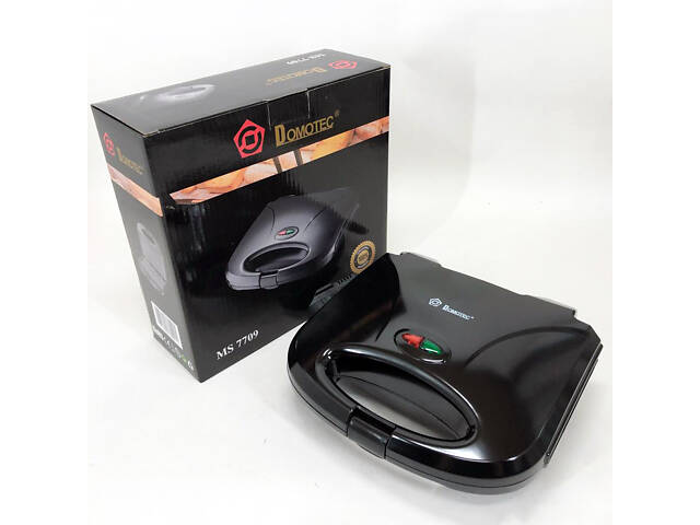 Гриль бутербродниця сендвічниця DOMOTEC MS-7709, бутербродниця побутова, домашній гриль для шаурми - Фото 11