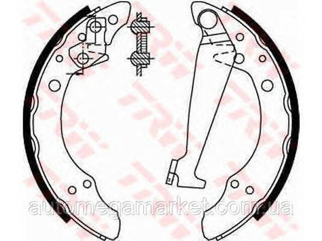 GS8526 TRW - Тормозные колодки для барабанов, TRW