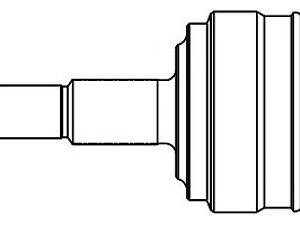 GSP 839117. Шарнирный комплект, приводной вал.