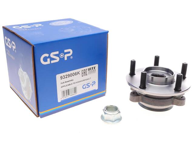 GSP 9329006K Подшипник ступицы (передней) Nissan Juke/Leaf 10-