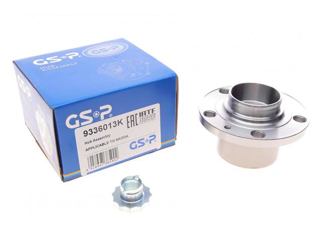 GSP 9336013K Подшипник ступицы (передней) Skoda Fabia 99-14/Roomster 06-15 (+ABS) - Фото 1