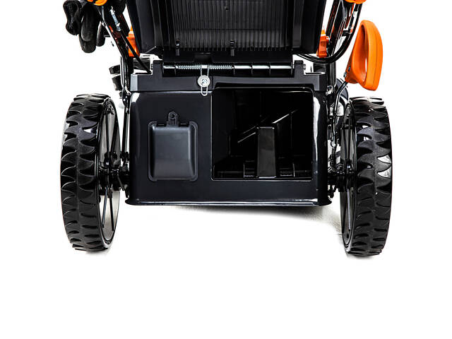 GTM Газонокосарка бенз. LM48, 5к.с., ширина захвата 48см, высота скош. 30-80мм, травосборник 70л, несамоходная - Фото 6