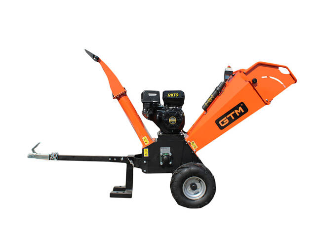 GTM Измельчитель бенз. GS15002 15к.с., диам.гилок до 12см, барабан с 2-мя ножами - Фото 2