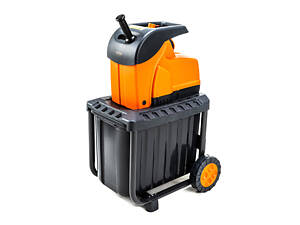 GTM Измельчитель садовый DS2800/45, 220В, 2800Вт, ветки до 45мм, ножи, контейнер 60л