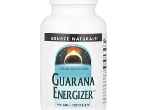 Гуарана Source Naturals Guarana Energizer™ 900 mg 100 tabs (1086-2023-10-6602)