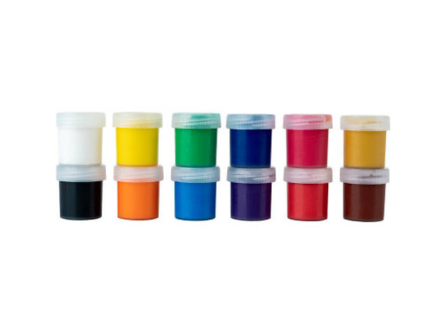 Гуашеві фарби Kite Hot Wheels 12 кольорів, 20 мл (HW23-063) - Фото 2