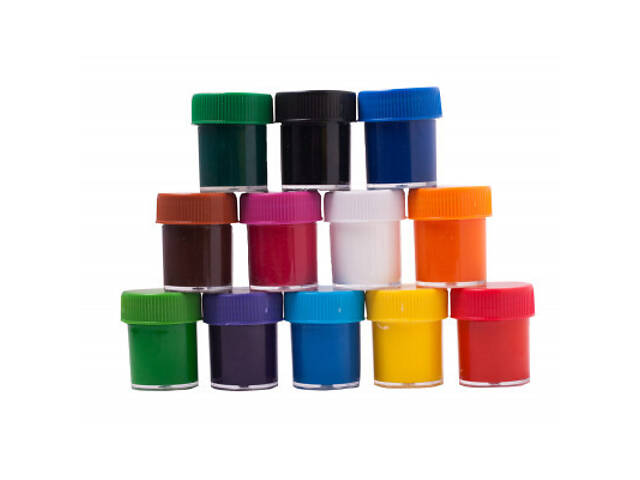 Гуашеві фарби ZiBi KIDS Line 12 кольорів по 20 мл (ZB.6604) - Фото 2