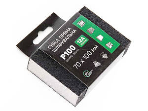 Губка шліфувальна Apro — 100 x 70 x 25 мм x P100 пряма