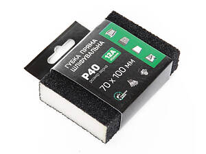 Губка шліфувальна Apro — 100 x 70 x 25 мм x P40 пряма