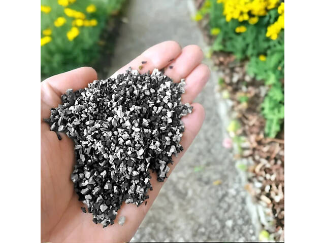 Гумове покриття “М’який асфальт Мікс” 1 м.кв. (10 мм) - Сірий 50% мікс - Фото 2