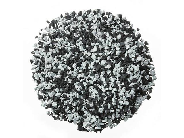 Гумове покриття “М’який асфальт Мікс” 1 м.кв. (10 мм) - Сірий 50% мікс - Фото 3