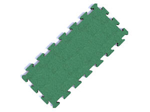 Гумовий пазл 890х400х15 мм - Зелений