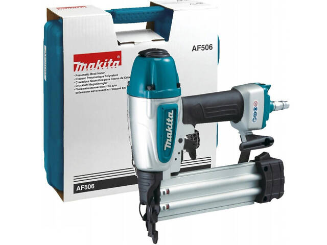 Цвяхозабивач пневматичний степлер для цвяхів (нейлер) Makita AF506 : 15-50мм пневматичний степлер для цвях - Фото 1
