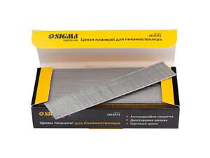 Цвяхи планочні 25×1.25×1мм для пневмостеплера (5000шт) SIGMA (2818251)