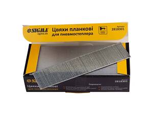 Цвяхи планочні 30×1.25×1мм для пневмостеплера (5000шт) SIGMA (2818301)