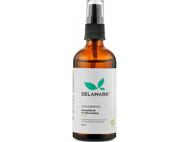 Гідрофільна олія DeLaMark для вмивання конопляна 100 мл (4820152332660) - Фото 1
