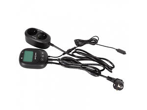 Гігростат для тераріуму Repti-Zoo Digital Hygrostat day night 10,7x8,8x3,8 см Чорний (RZ-THC18)