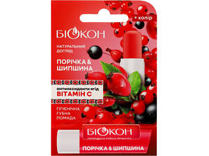 Гігієнічна помада Біокон Смородина і шипшина 4.6 г (4823110302866)