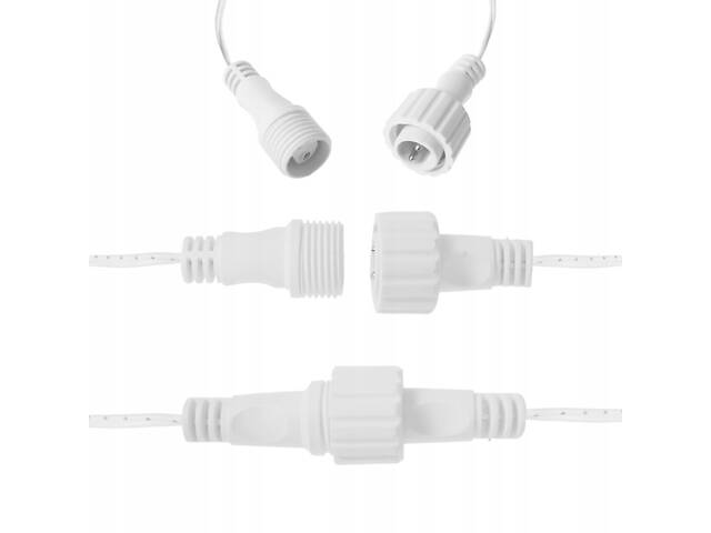 Гірлянда бахрома вулична (зовнішня) Springos 12 м 300 LED CL300 Cold White - Фото 6