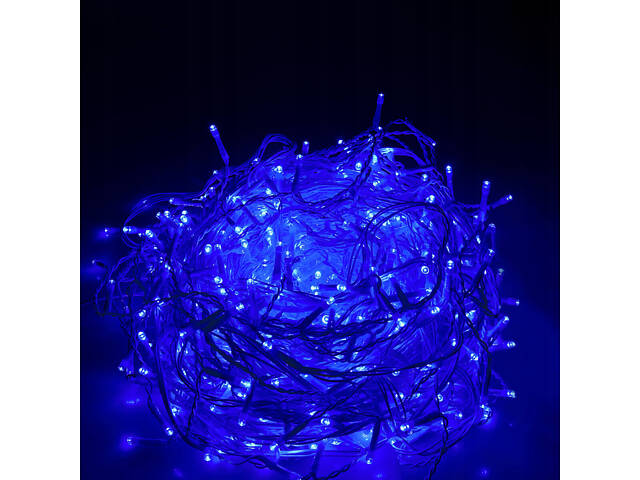 Гірлянда бахрома вулична (зовнішня) Springos 12 м 300 LED CL302 Blue - Фото 10