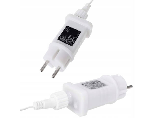 Гірлянда бахрома вулична (зовнішня) Springos 2 м 136 LED Pilot CL4006 Cold White/Blue - Фото 2