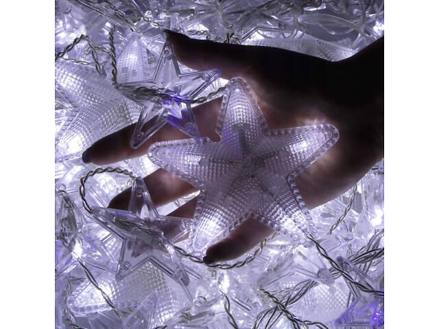 Гірлянда бахрома вулична (зовнішня) Springos 2 м 180 LED CL4003 Cold White/Blue - Фото 3