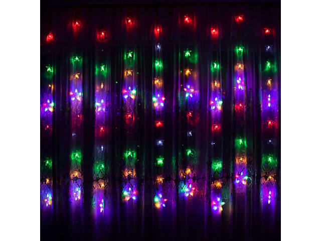 Гірлянда бахрома вулична (зовнішня) Springos 2 м 136 LED Pilot CL4008 Mix - Фото 5