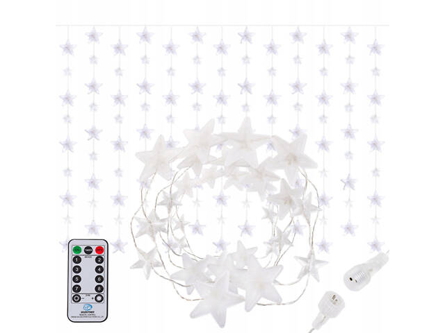 Гірлянда бахрома вулична (зовнішня) Springos 2 м 136 LED Pilot CL4006 Cold White/Blue - Фото 7