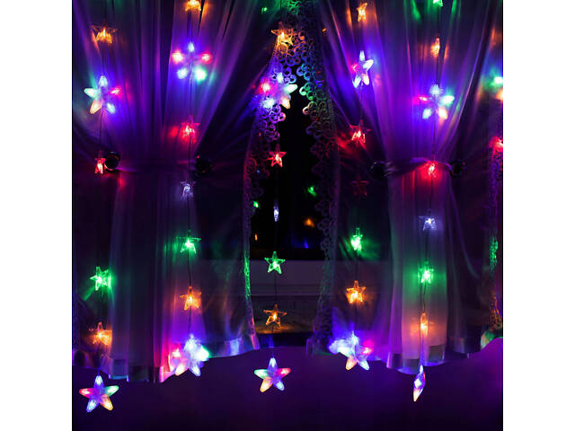 Гірлянда бахрома вулична (зовнішня) Springos 2 м 136 LED Pilot CL4008 Mix - Фото 7